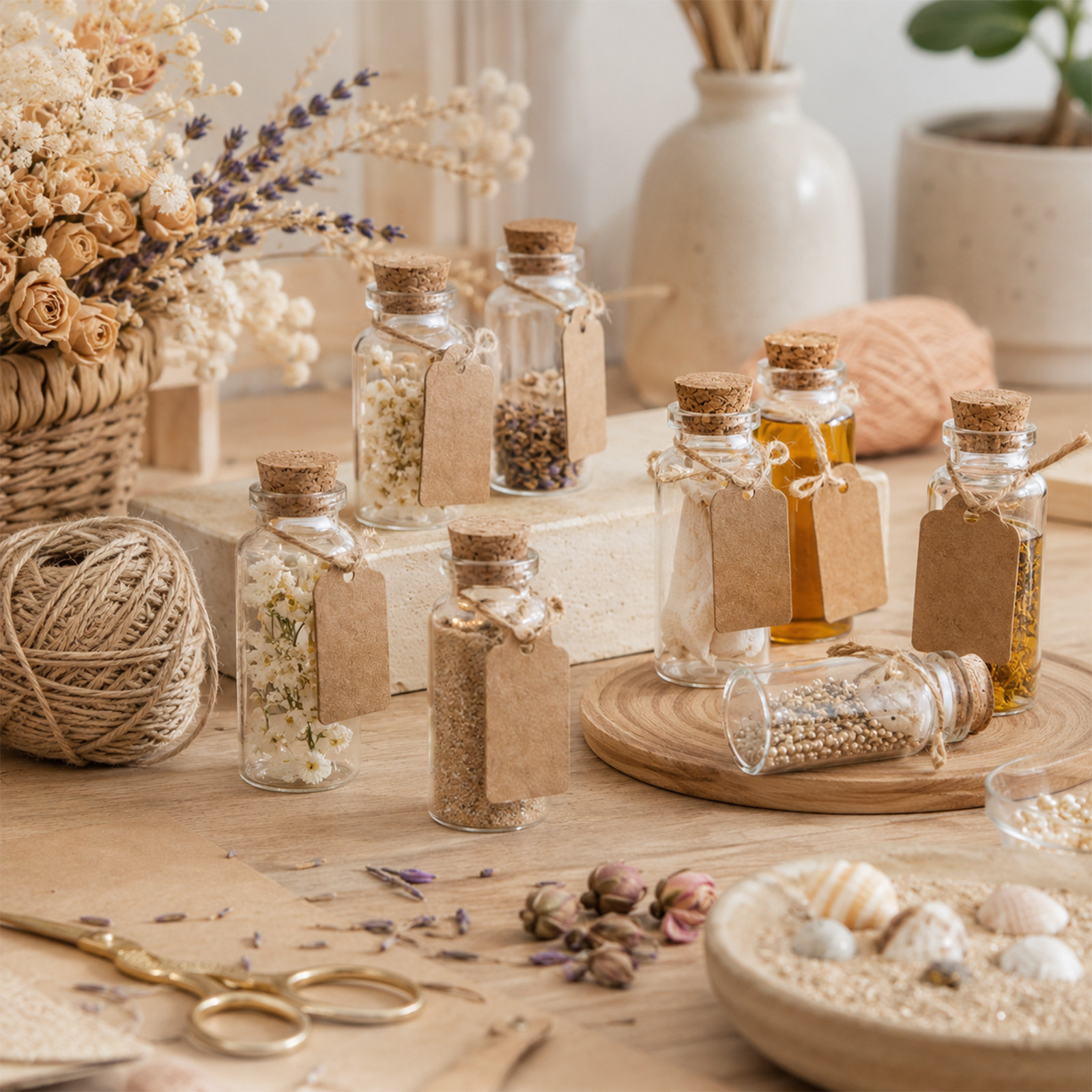 Image of 32pcs Set Of Small Containers With Lids, Including Labeling Accessories For Festive Decorations At Celebrations And Special Occasions.