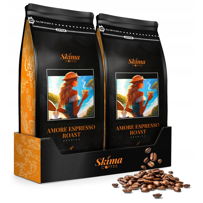 Ground Coffee 1kg X2 Amore Espresso Roast (special Edition) Fresh +free
