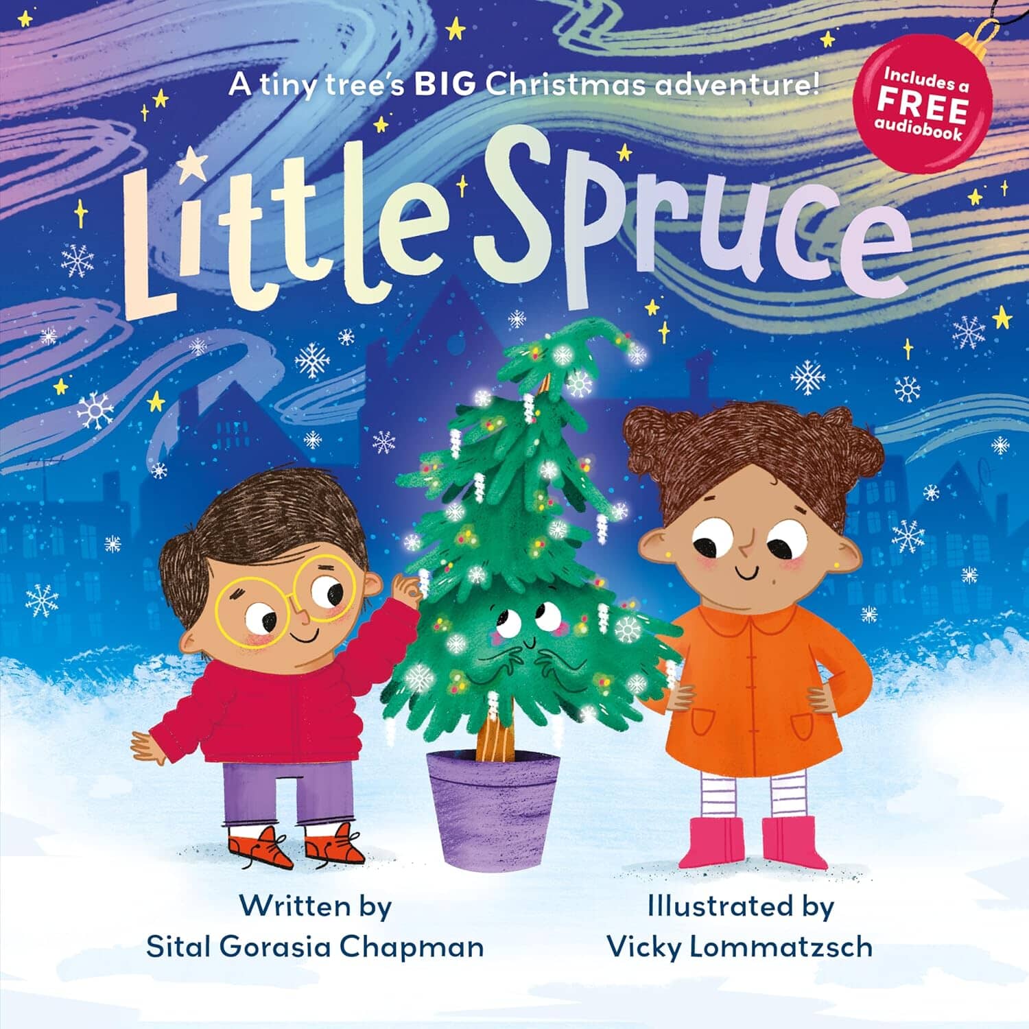 TEMU Little Spruce: A Tiny Tree's Big Christmas Adventure Picture Book! (with Free Audio Book): By Sital Gorasia Chapman - Ages 3-6 - Paperback