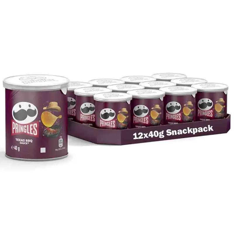 Pringles Texas Bbq Sauce Snack Size 12x40g