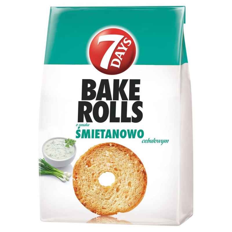 7 Days Bake Rolls Crunchy Bread Rolls With Creamy Onion Flavor 150 G