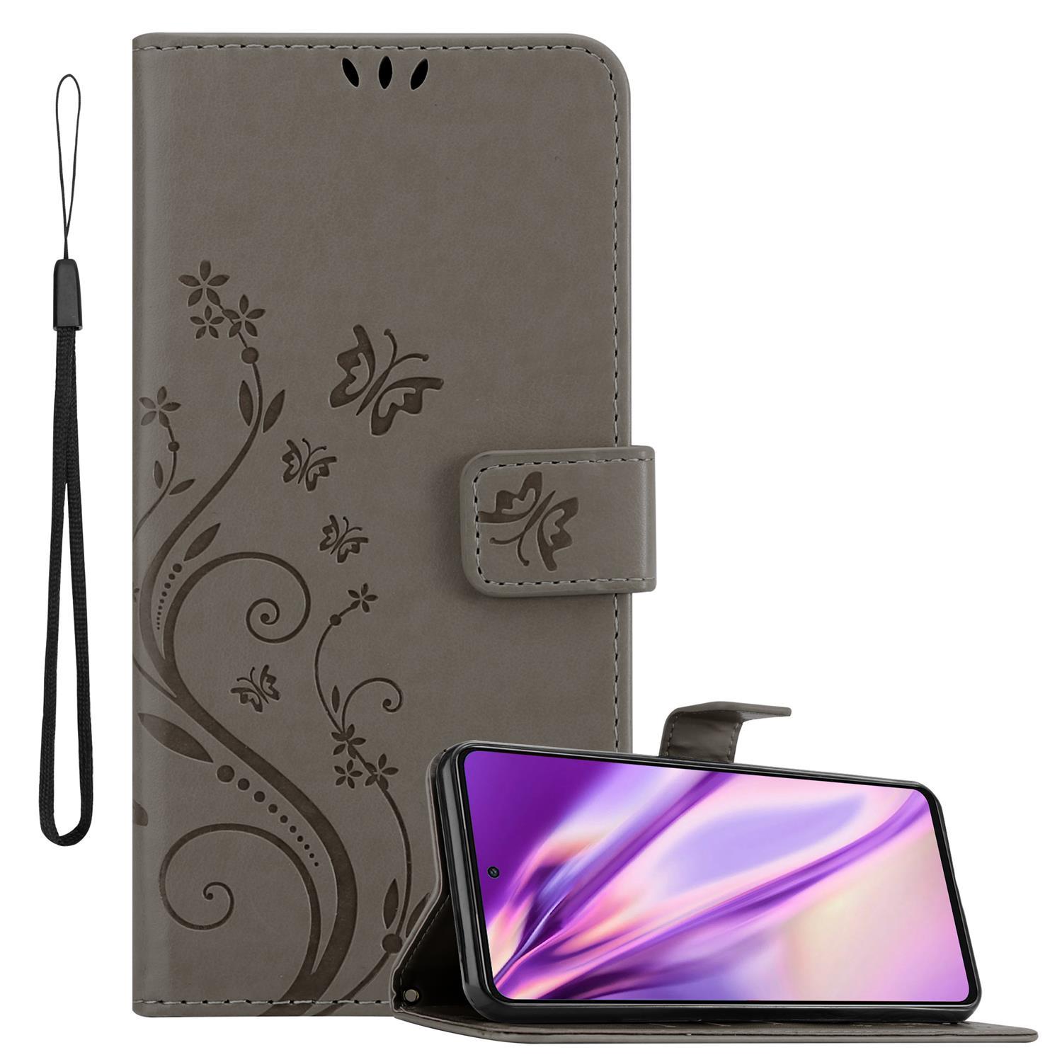 Case Compatible For Galaxy A52 (4g / 5g) / A52s Protective Cover In With Magnetic Closure, Stand Function And Card Slots Flip Case Flower Cover Phone Case Foldable Case Book Bag