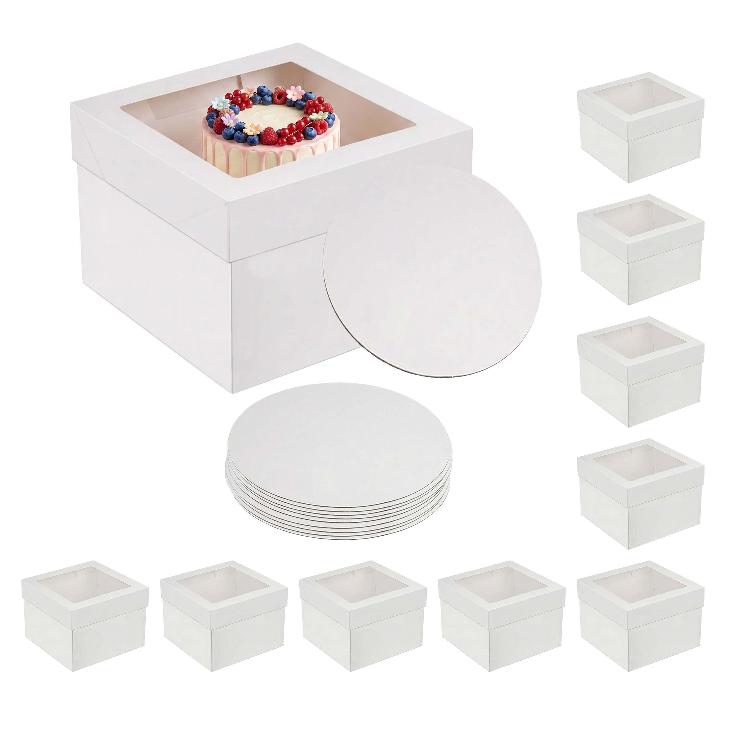 10-pack Boxes With Viewing Window - 30cm (w) X 20cm (h) X 30cm (d)