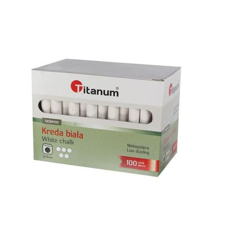 White , 100 Pieces, Titanium