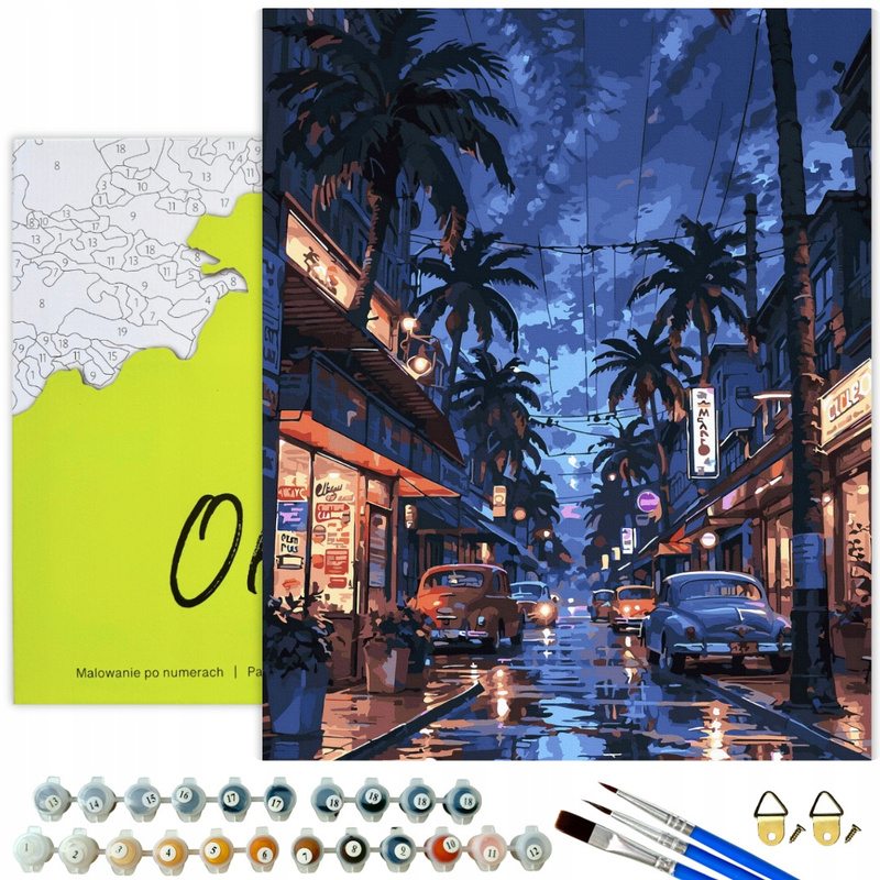 TEMU Paint By Numbers City - Framed Art Painting Kit By