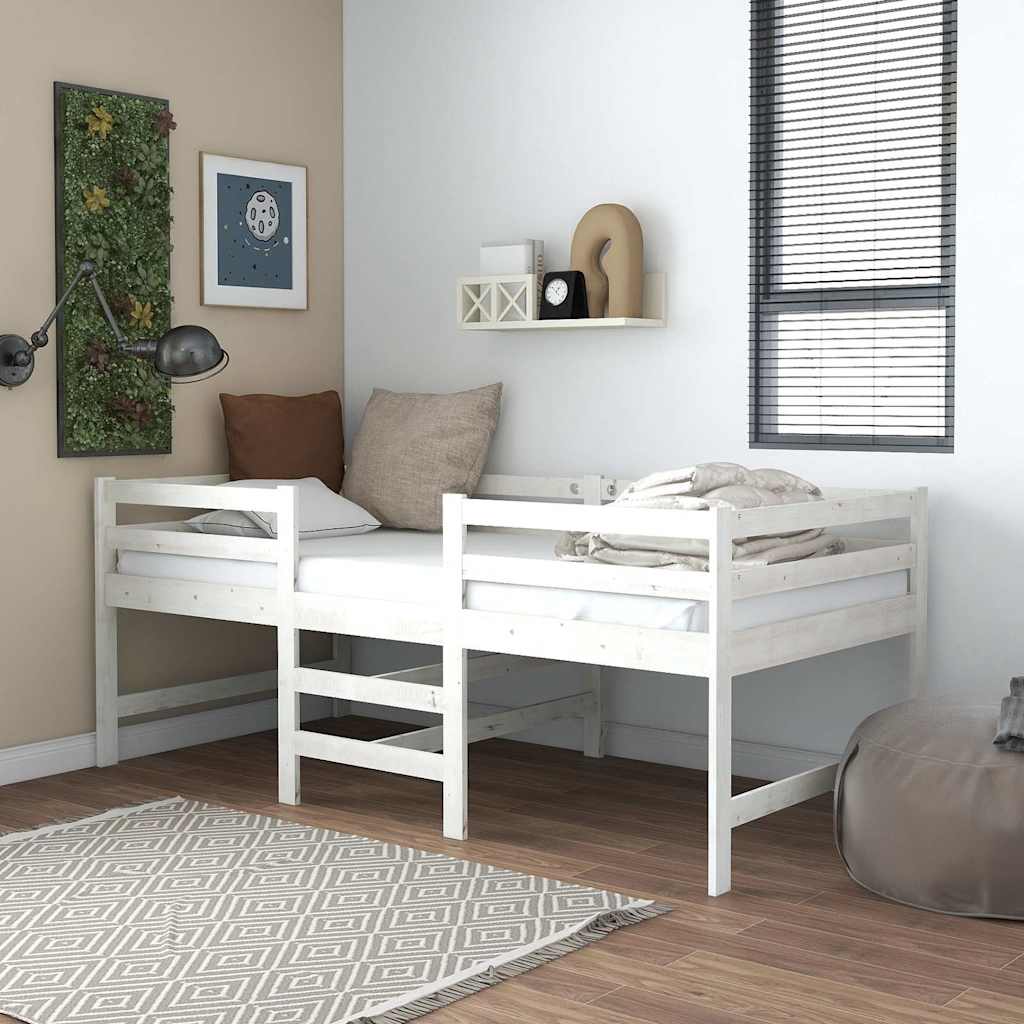 Image of Vidaxl Bed Frame Bed Base Bed Single Bed High Bed High Beds Bedroom Furniture Wooden Bed Wooden Bed