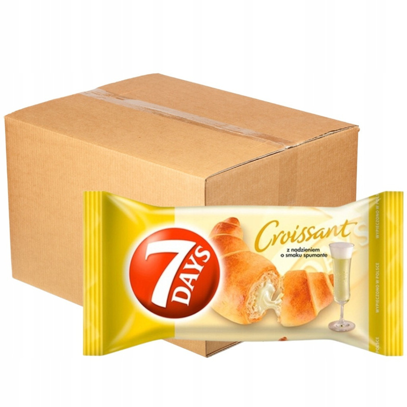 Image of 7days Croissant French Pastry With Spumante-flavored Filling - 60 G X 20 Pieces