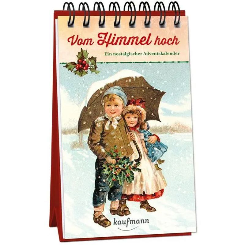 Image of From Heaven High - Paperback - A Nostalgic Advent Calendar - Katharina Mauder - Nostalgia Pop-up Book - Spiral Binding - 48 Pages - German - 2023 - Kaufmann Ernst Vlg Gmbh - Ean 9783780614131