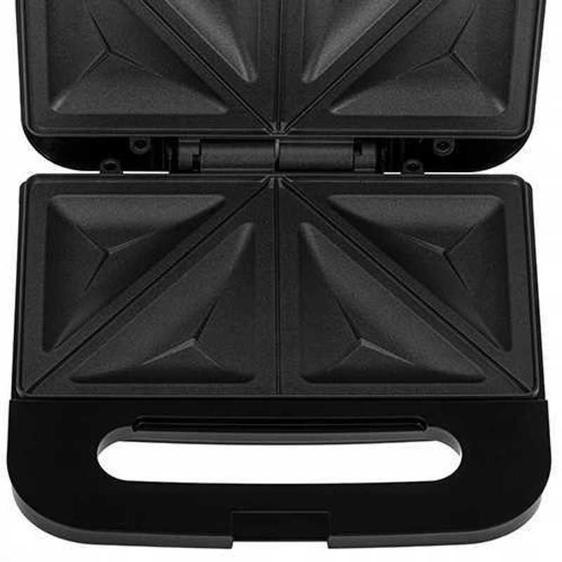 Efficient 1000W Sandwich Grill: Crispy Triangles in Minutes! Non-Stick Plates, Insulated Handle, and Vertical Storage – Perfect for Quick Snacks, Compact Design in Silver-Black Efficient 1000W Sandwich Grill: Crispy Triangles in Minutes! Non-Stick Plates, Insulated Handle, and Vertical Storage – Perfect for Quick Snacks, Compact Design in Silver-Black