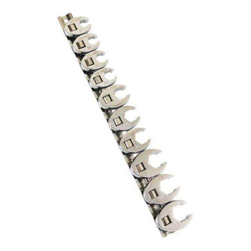 tools 10pc 3 8 dr metric crowsfeet 10 19mm spanner socket wrench crowfoot 3921