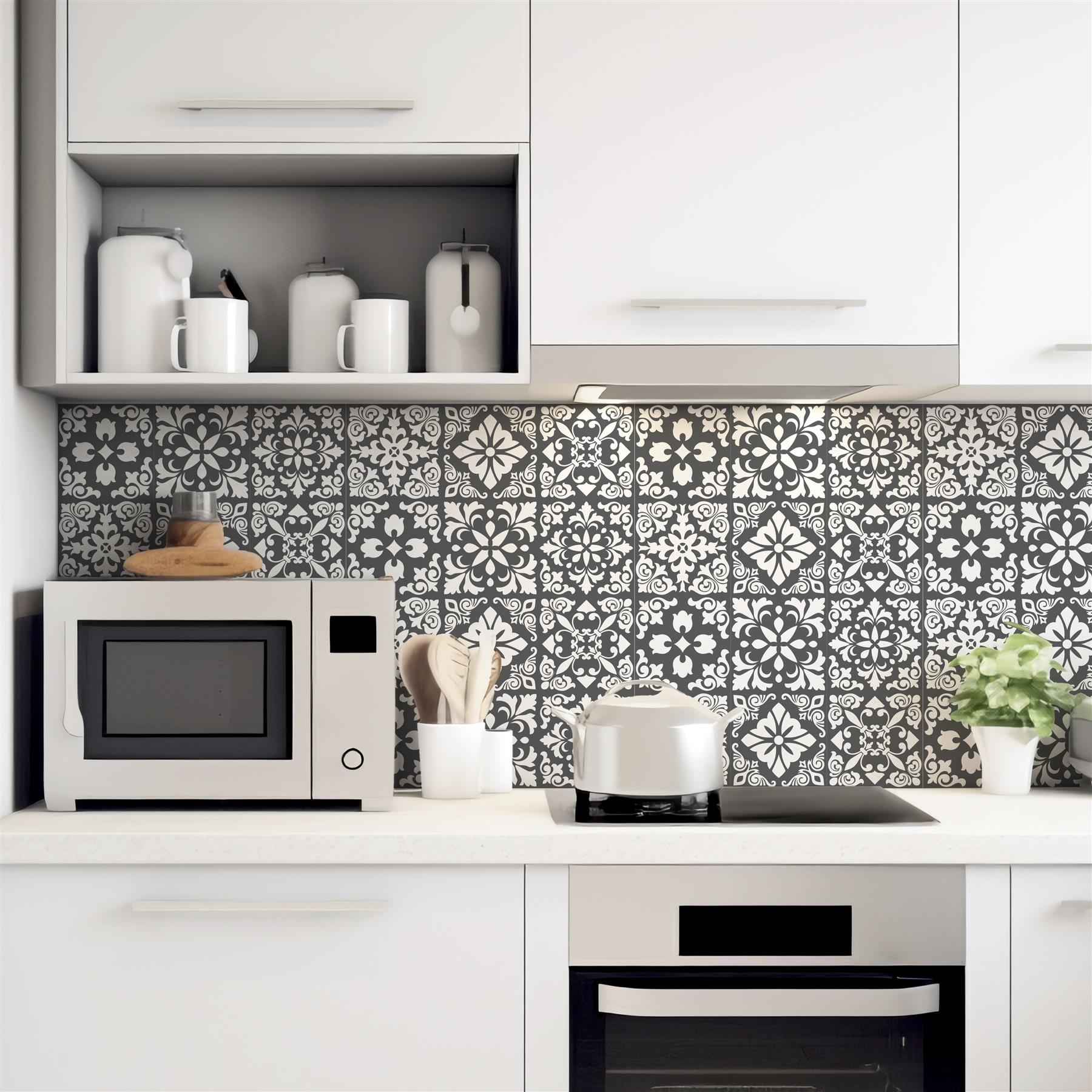24pcs Peel and Stick Tile Stickers for Kitchen Backsplash
