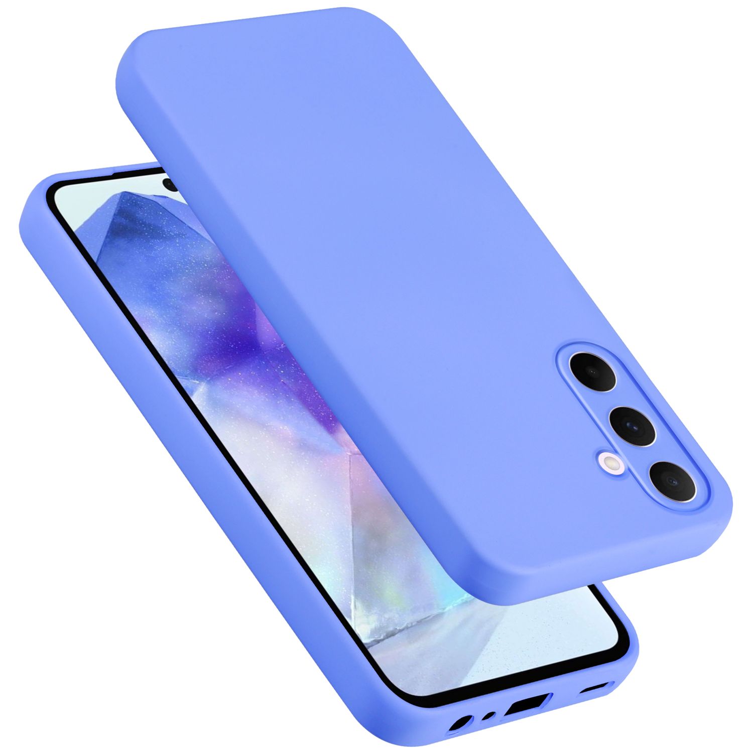 Image of Case Compatible For Galaxy A55 Protective Case Made Of Flexible Tpu Silicone Back Case Cover Phone Case