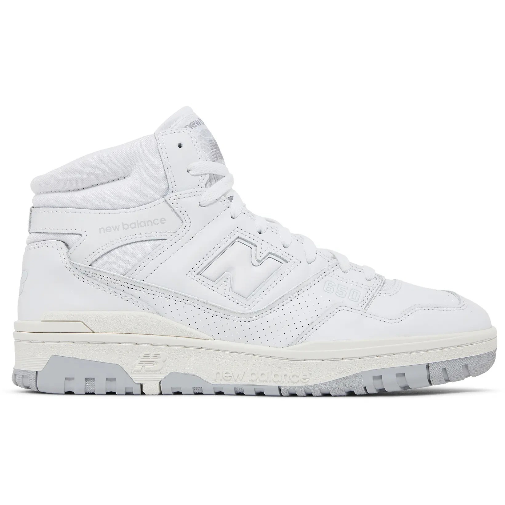 New Balance White Sneakers, Men' Casual Sneakers, Comfortable , Model Bb650rww