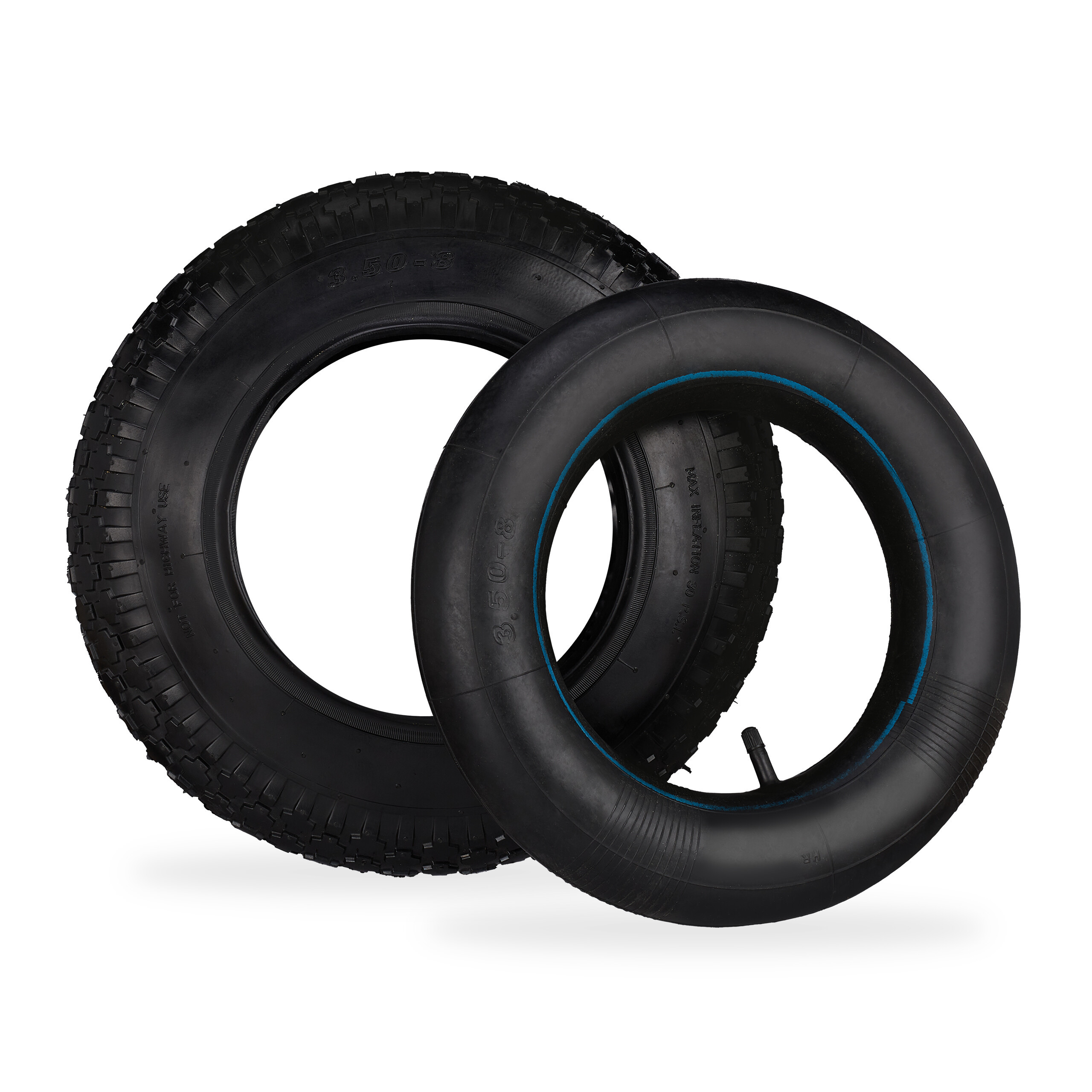 Hand Truck Tires In Black - 4.00-8