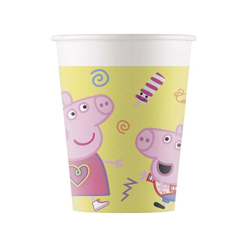 TEMU Vasos de papel, 200 ml, 8 unidades