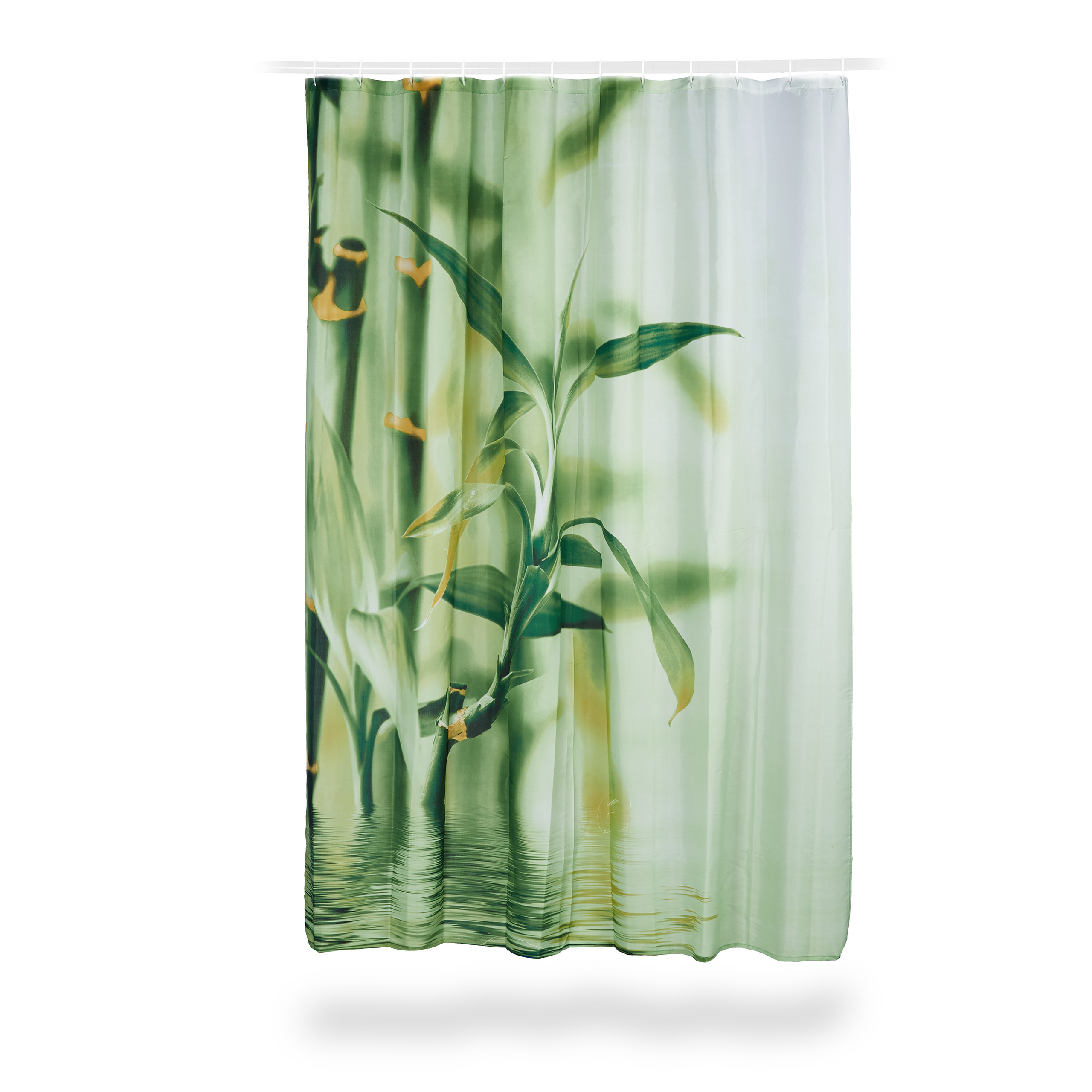 Green Shower Curtain - (w)180 X (h)200 Cm