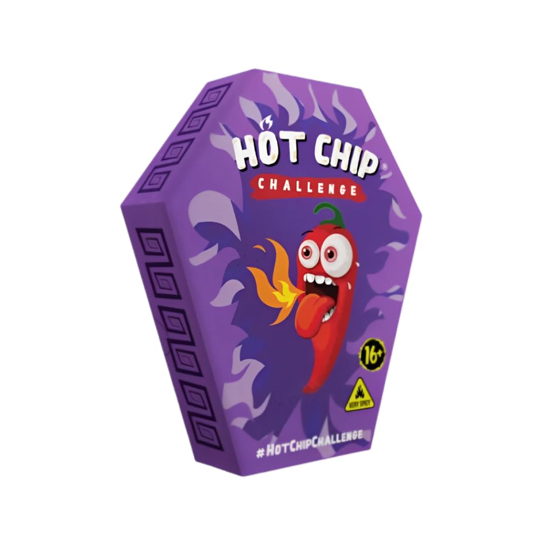 Hot-Chip-Challenge - Vrhunski pikantni prigriz! 67G čisto pikantno za drzne - Popolno za izzive in zabave