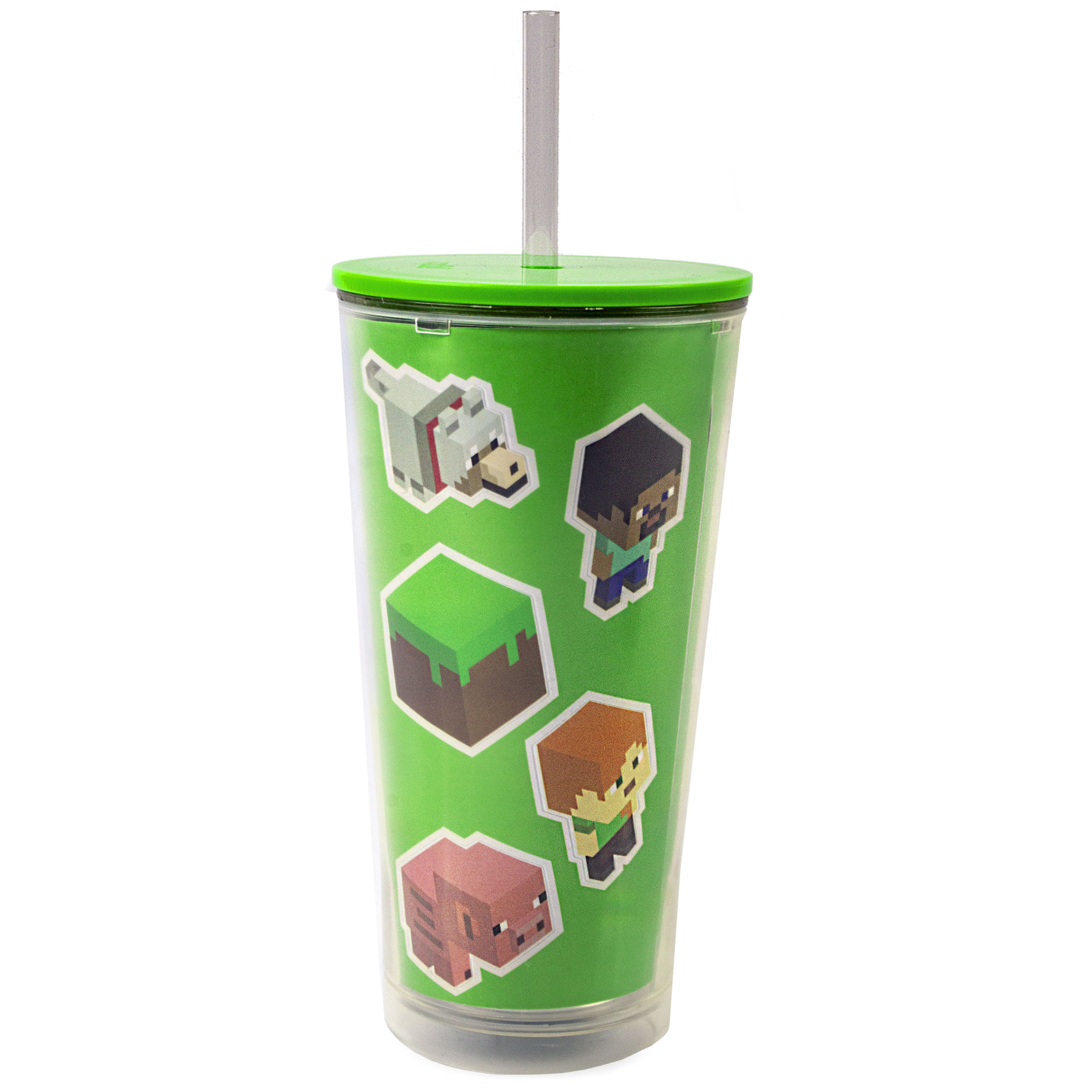 TEMU Cup Personalised Creeper Zombie Kids Gamer Gift Drinks Bottle