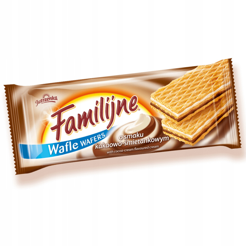 Image of Family Waffles With Cocoa And Cream Flavor 180 G