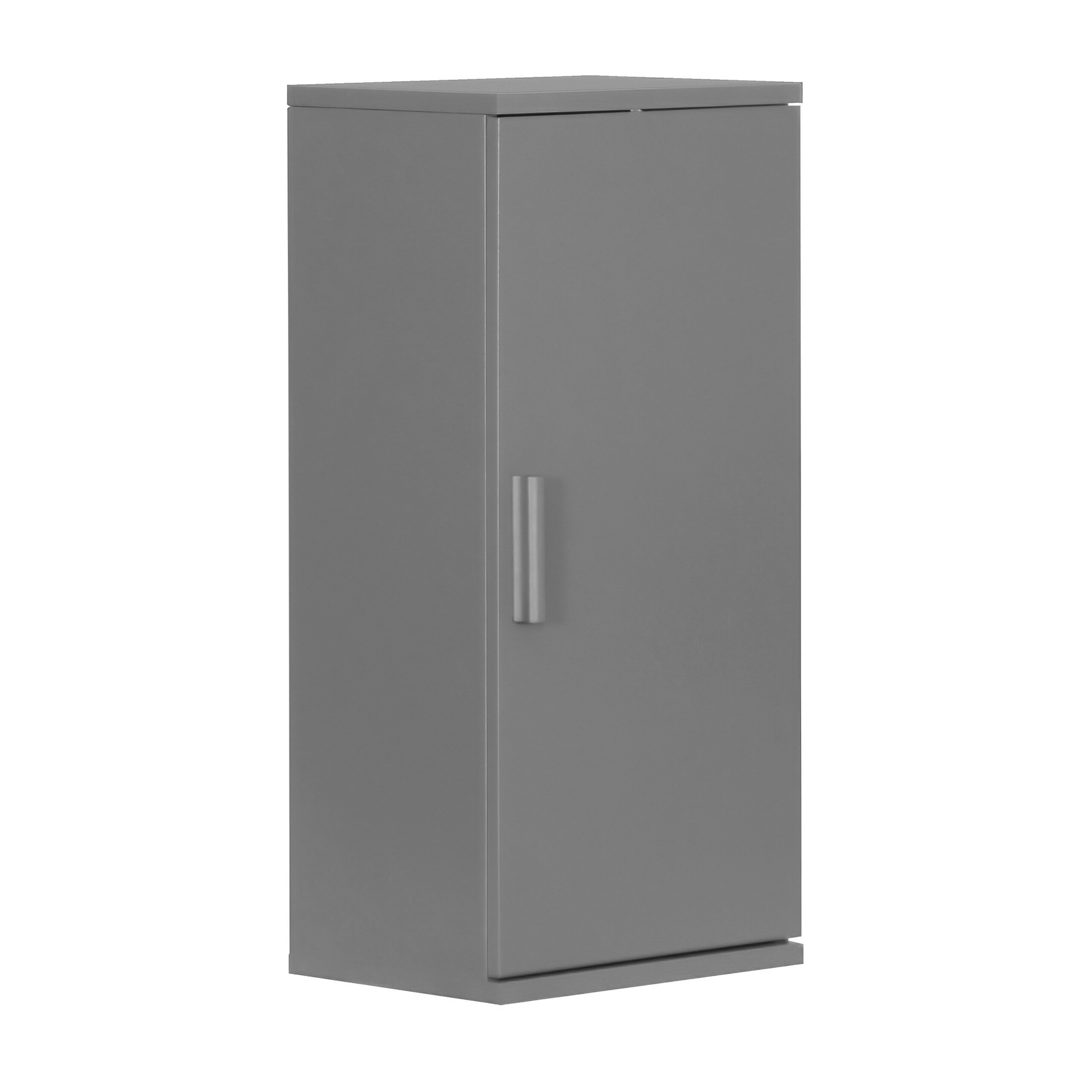 Wall Cabinet In Gray-blue - (w)30 X (h)62 X (d)21 Cm