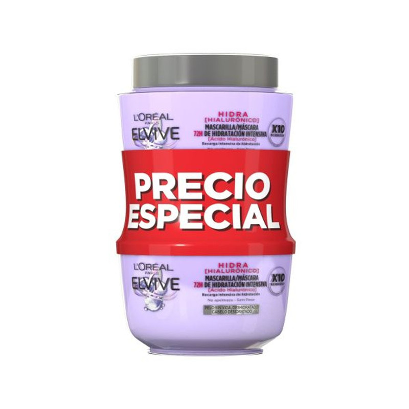 TEMU Elvive Hidra Hialurónico Mascarilla de Hidratación Pack 2 x 290 ml