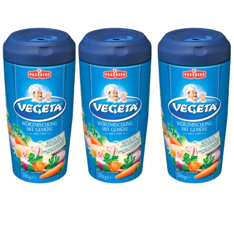 3x Natura Vegeta Spice Mix Seasoning 200g With Vegetables (3x200g)