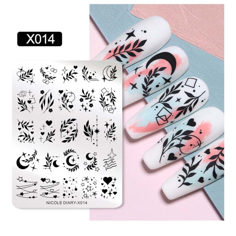 Image of Nail Stamping Plate Theme: