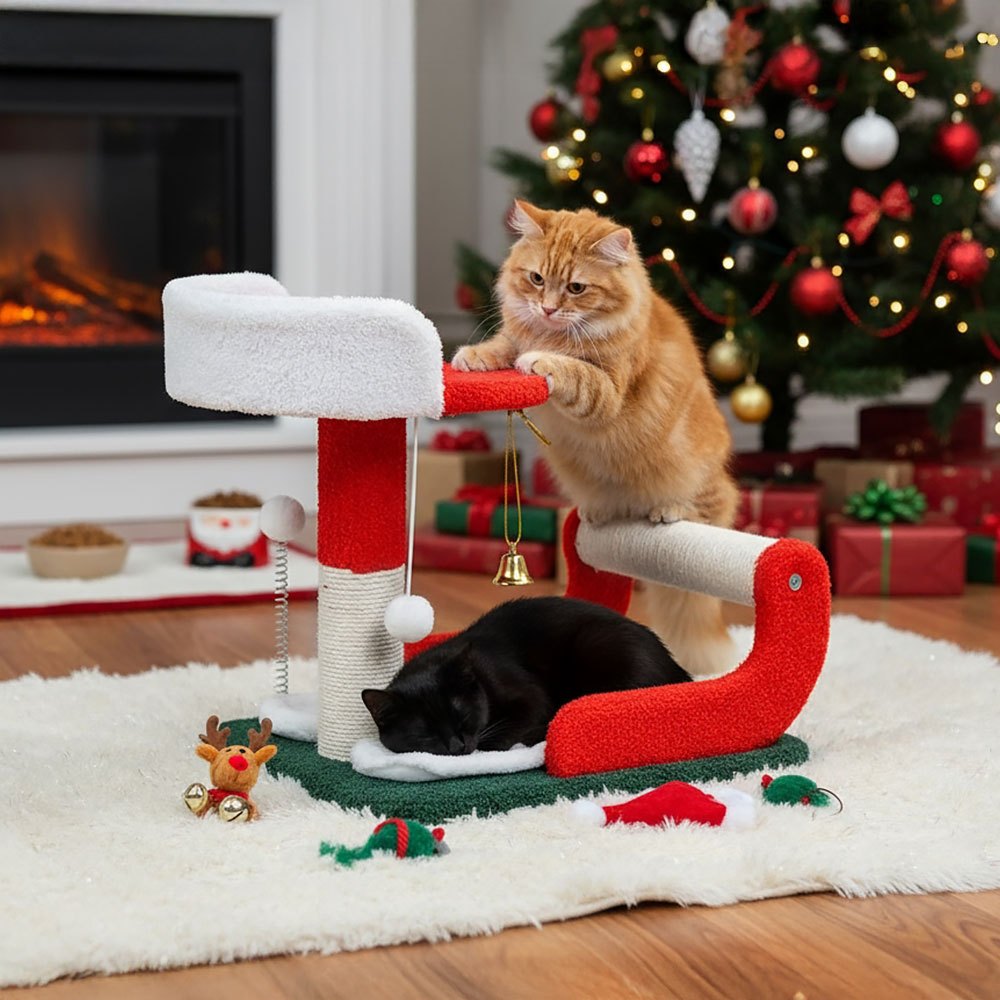 TEMU Cat Trees Cat Climbing Frame, Small Cat Scratching Post, Sisal Scratching Post, Cat Cat Toy Cat Tower