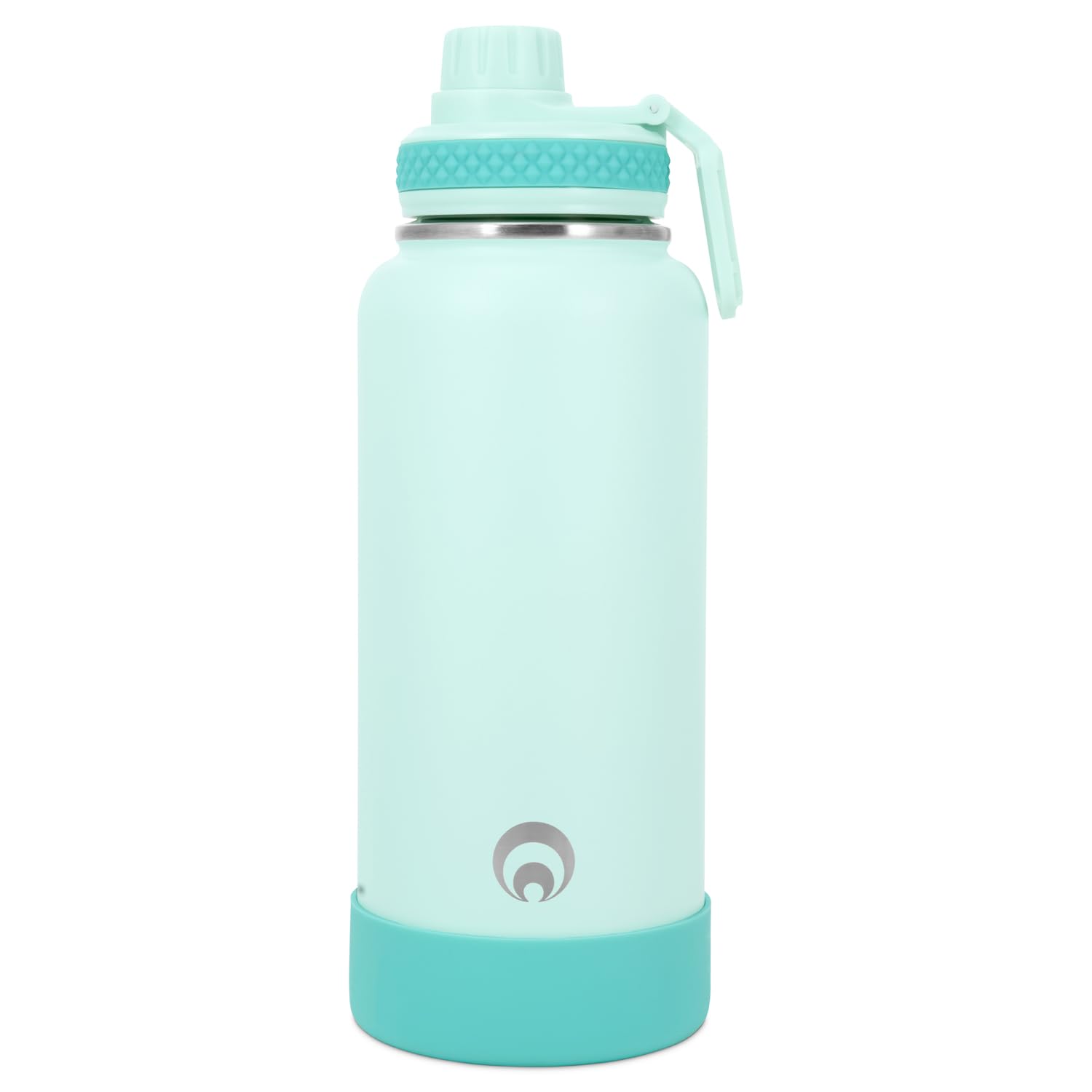 TEMU Restore 1l Double Wall Water Bottle Mint – Leakproof Insulated Stainless Steel, Keeps Drinks Hot/cold For Hours, Solid Colour Large Metal Bottle