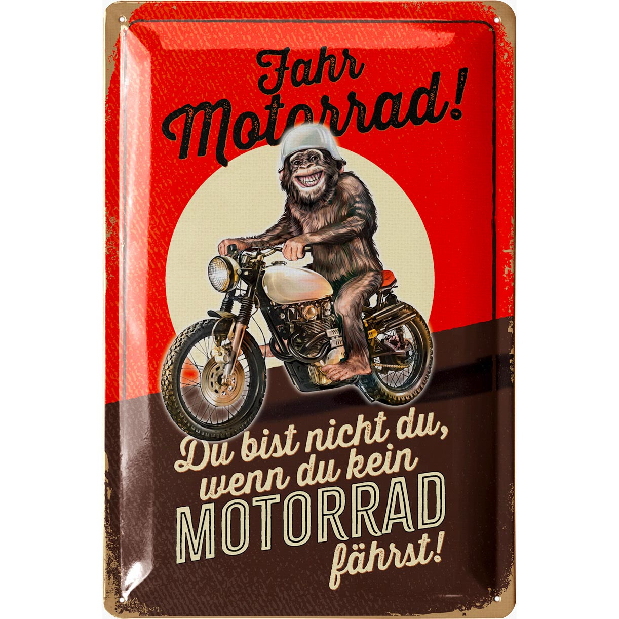 Image of Retro Metal Sign, You Are Motorcycle Gifts For Men, Gifts For Biker Gifts For Men, Motorcycle Decor, Gifts For Bikers - 20x30cm Classic Edition