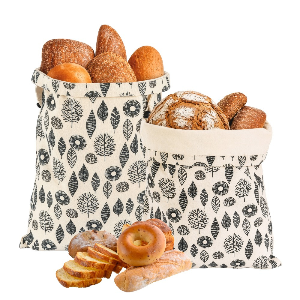 TEMU 2 Pack Bread Storage Bags 43×33cm, Airtight Fresh-keeping Pouch For Freezer Refrigerator, Great For Bakery And Homemade Food