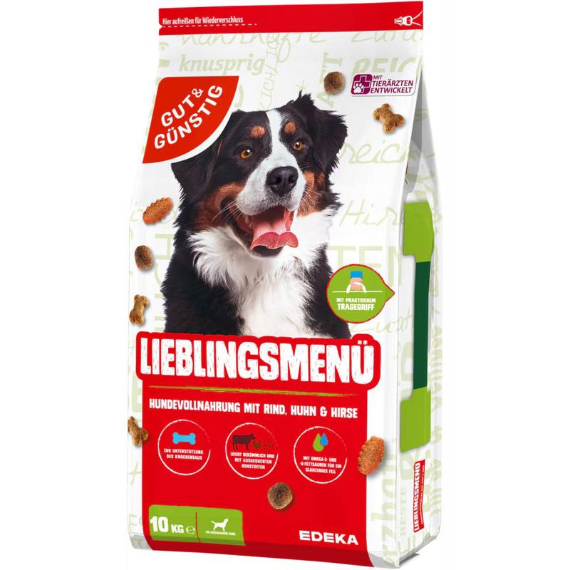 Gut&günstig Menu With Beef, Chicken & (10kg)