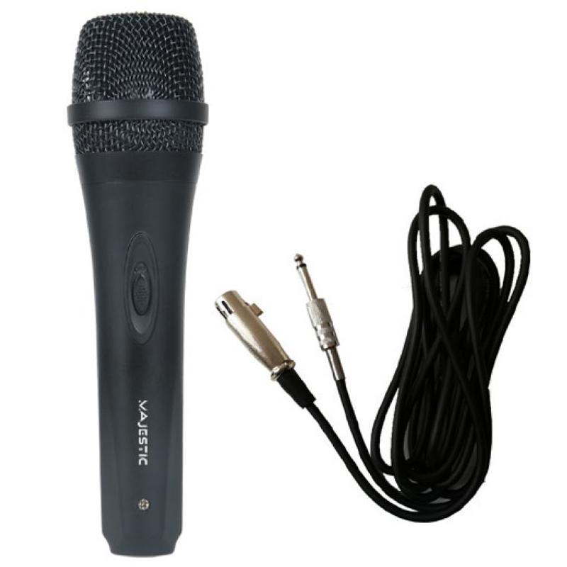Image of Majestic Mic 620 - Unidirectional Dynamic Microphone With Cable, 6. Jack, 2.9 Meter Cable, Black