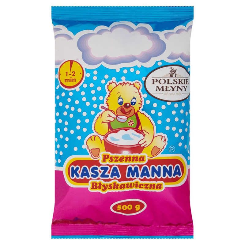 Image of Polish Młyny Instant Wheat Semolina 500 G