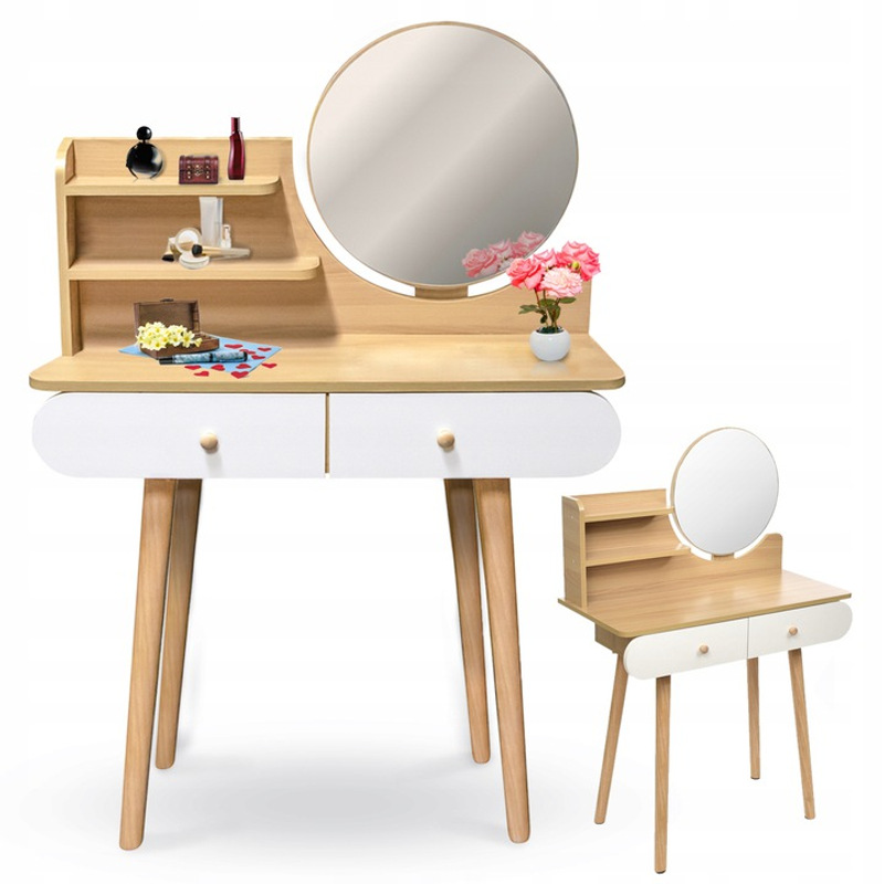   cosmetic mirror vanity with mirror