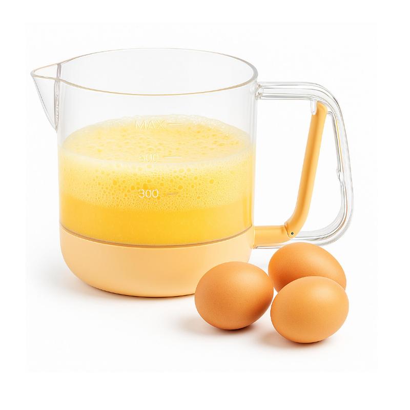Egg Beater 700ml - Manual With Measuring Scale For Cake And Omelets