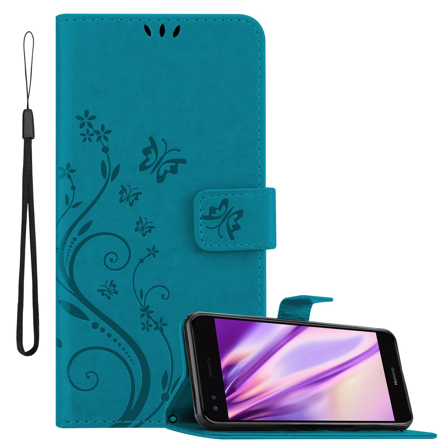 Case Compatible For Pro 2017 Protective Case With Magnetic Closure, Stand Function And Card Slots Flip Case Flower Cover Case Mobile Phone Folding Case Book Bag