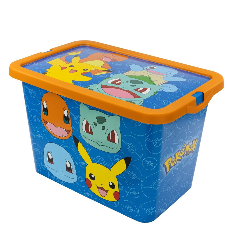 TEMU Boîte de rangement en plastique Pokémon 7 L