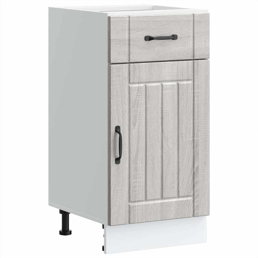 Grey Wood Grain Kitchen Base Cabinet, Sink Base Cabinet, Kitchen Cabinet, Storage Cabinet, Base Cabinet For Kitchen, Kitchen Unit