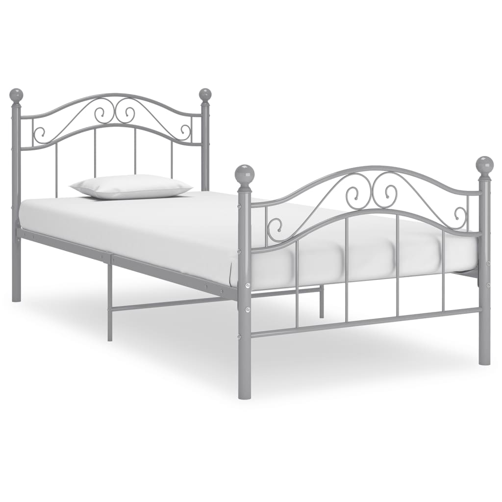 Vidaxl Bed Frame Single Bed Metal Bed Frame Bedroom Furniture