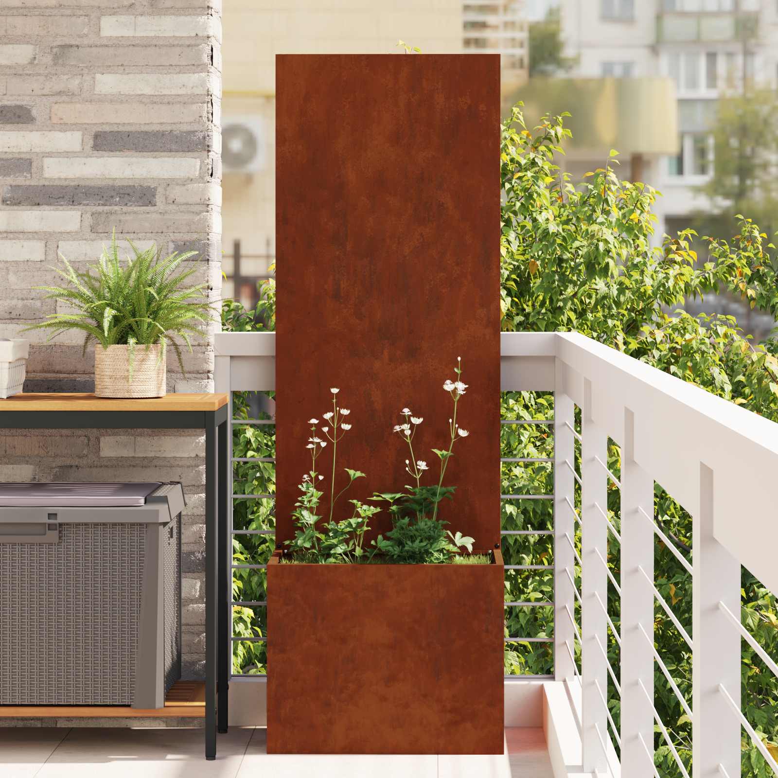 Vidaxl Garden Privacy Screen Rustic 50 X 32 X 150 Cm, Decorative Inserts, And Terrace Screens, Privacy Screen, Landscape Panel, Decorative Partition Wall