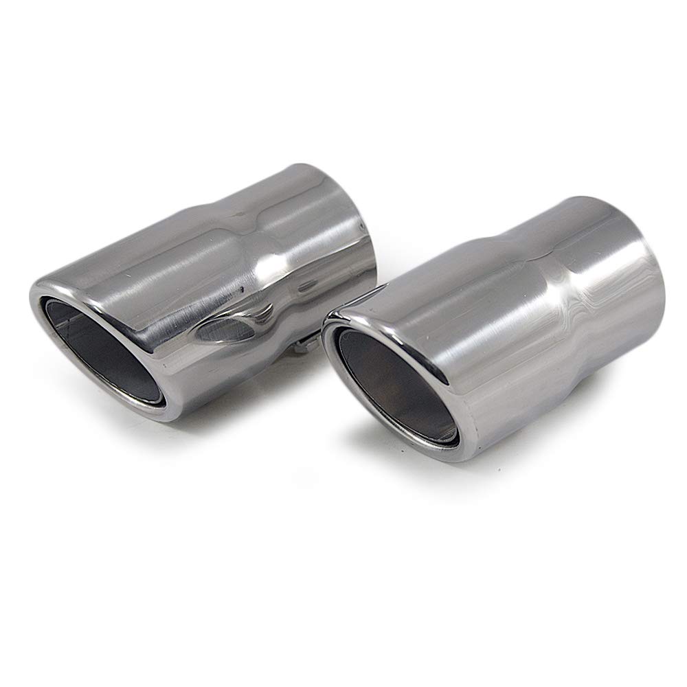 Exhaust Tip Trim Auto Tailpipe Tailpipe End Muffler Sport Muffler Stainless Steel Chrome Universal