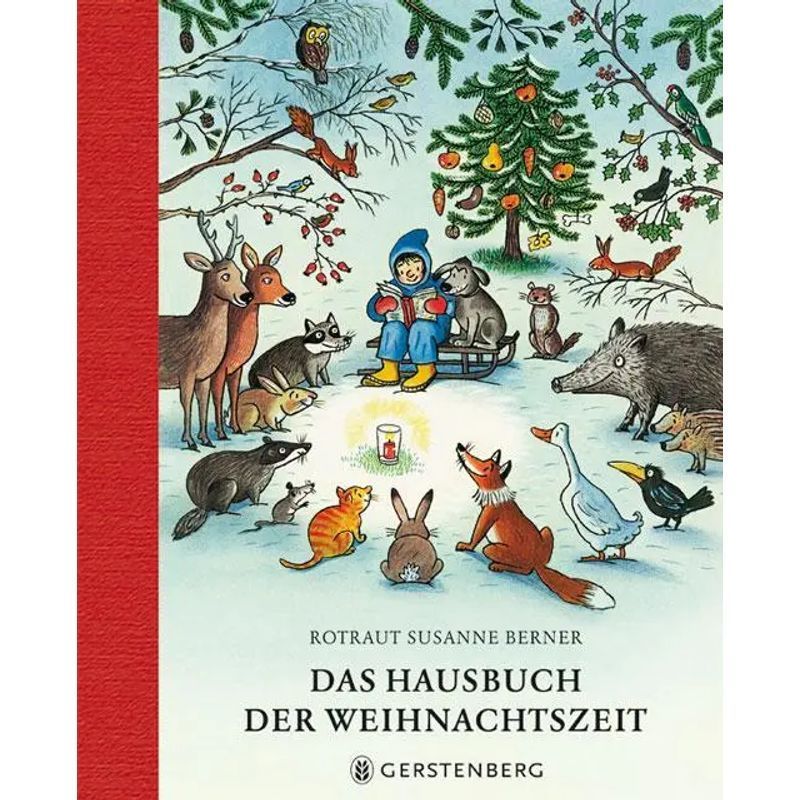 Image of The Christmas House Book - Book - Stories, Songs, And Poems - Rotraut Susanne Berner - 152 Pages - German - 2007 - Gerstenberg Verlag - Ean 9783836951746
