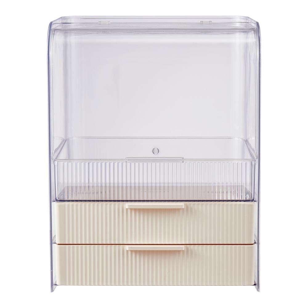 Transparent Makeup Display Case with Drawers for Skincare