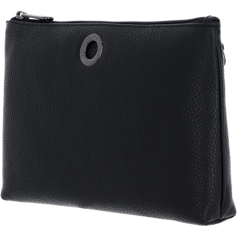 Textured Leather Shoulder Bag for Women - Premium Leather Clutch with Removable Strap & Chain, Zipper Closure, Interior Pocket, Metal Accents - Versatile Crossbody & Handbag