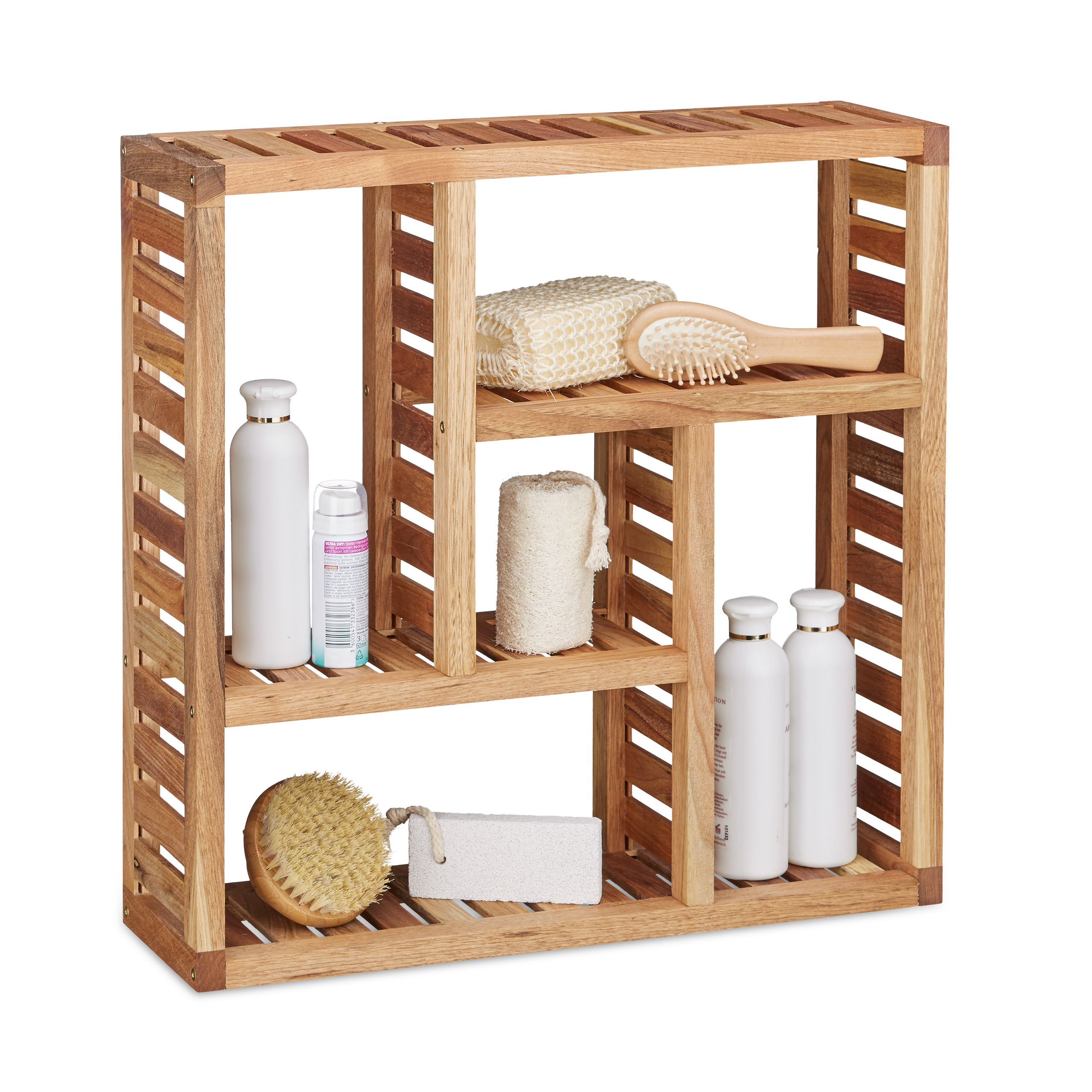 Shelf In Natural - (w)50 X (h)50 X (d)15 Cm