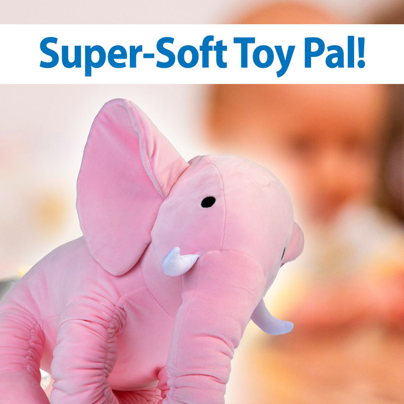 Ultrasoft 40cm Pink Elephant Plush Toy