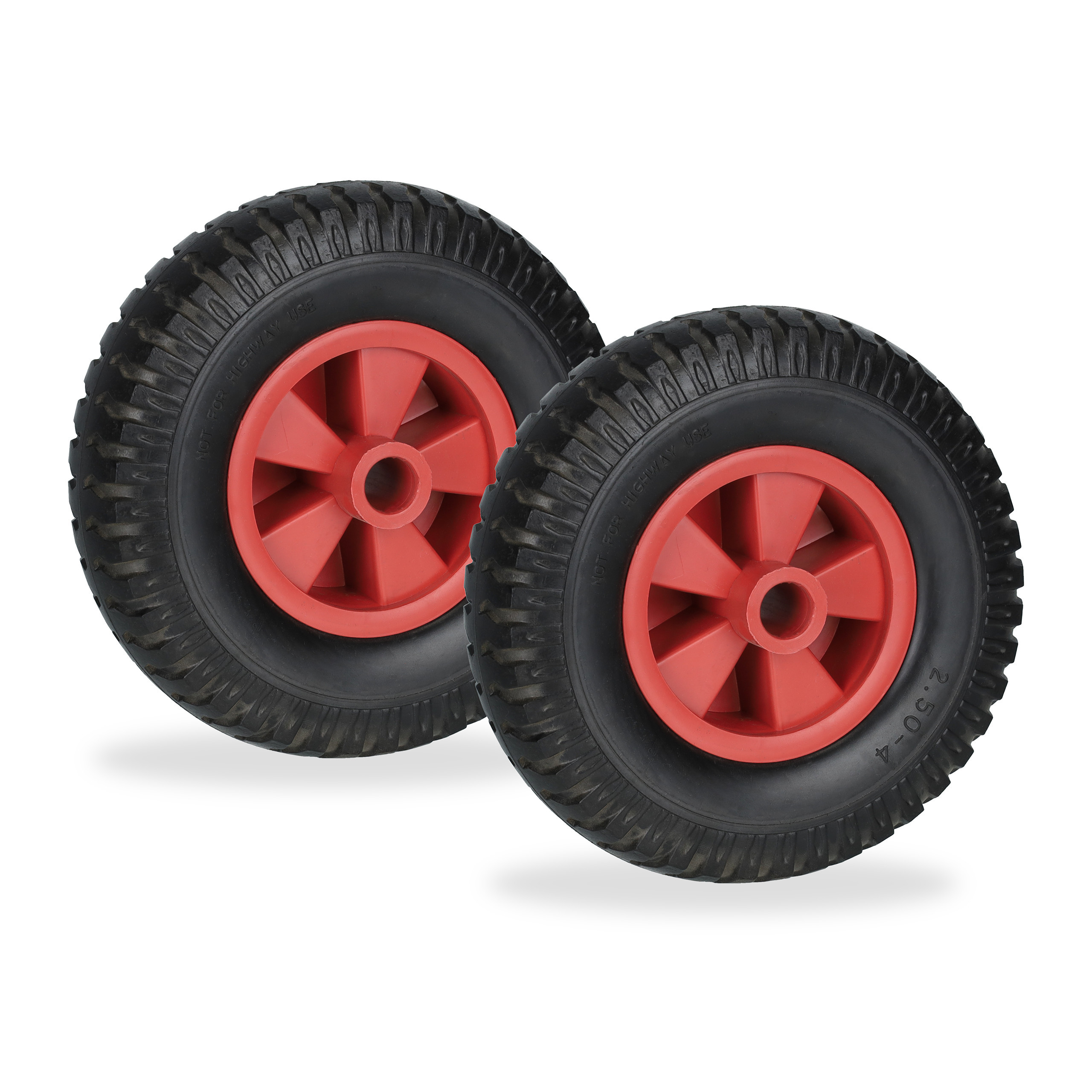 TEMU Wheelbarrow Wheel 2.50-4 In A Set Of 2