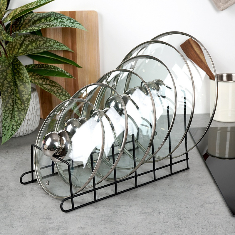 Stand For Lids And Metal Black Plates