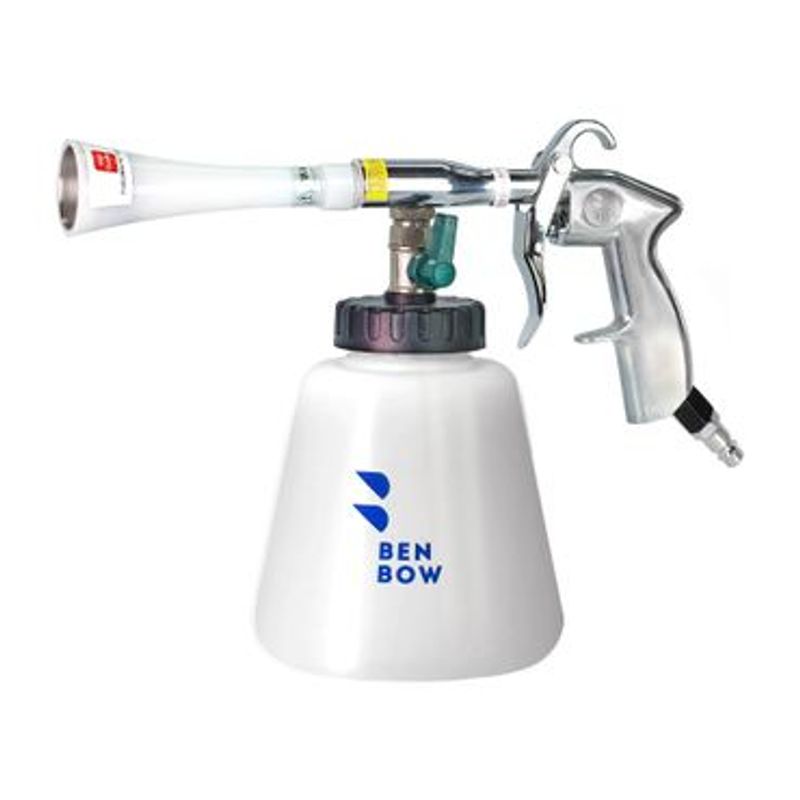 Compressed Air Cleaning Gun - - Removes Dirt For Car Interior Cleaning - With 1-liter Cleaning Solution Container